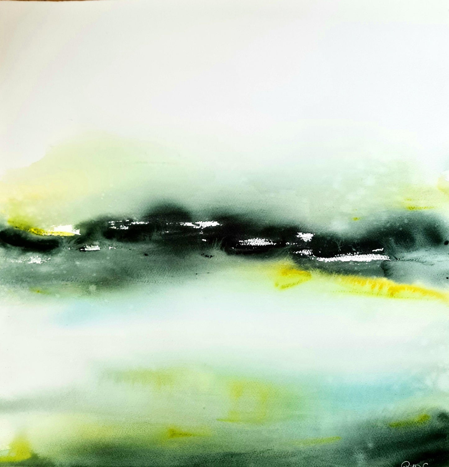 Lush heat 57x57 cm