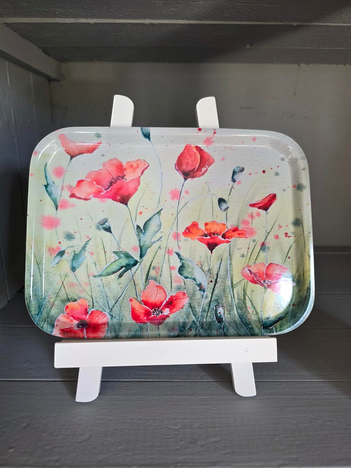 Bricka "Happy Poppy"