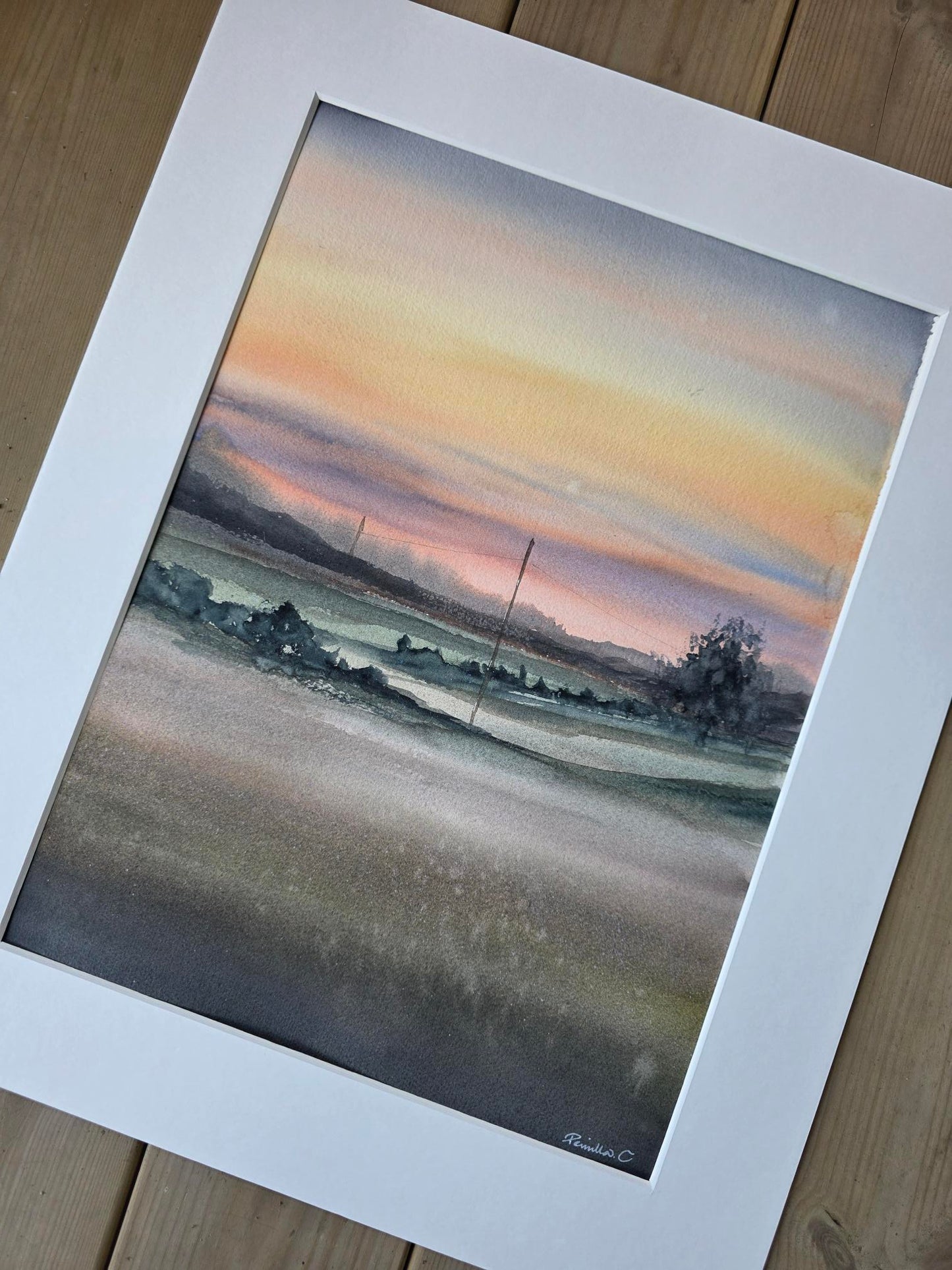 Afterglow 30x40 cm