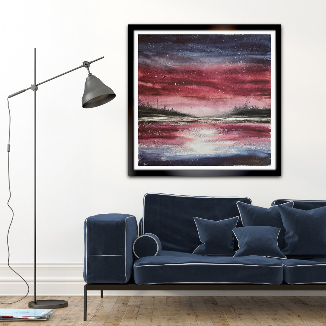 Shine through the Stars 100x100 cm
