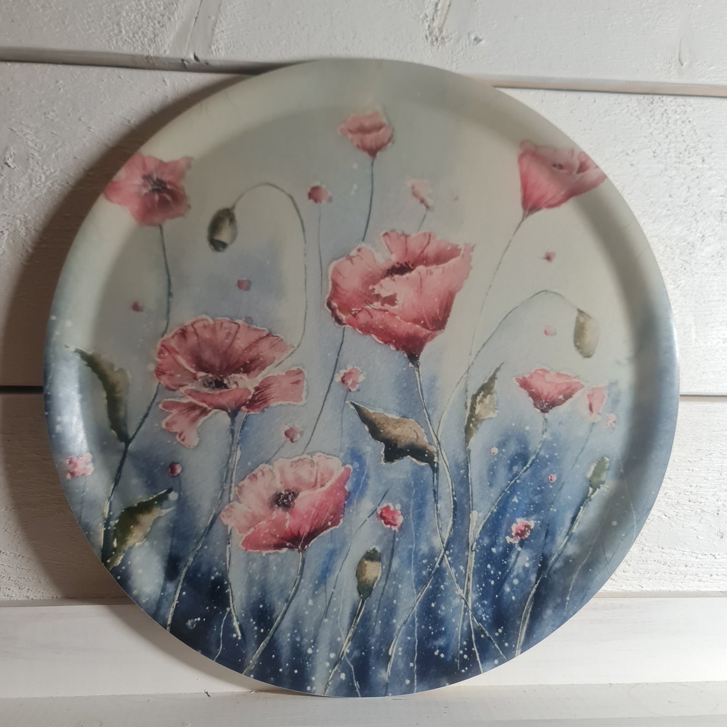 Tray - "Poppies in Pink"
