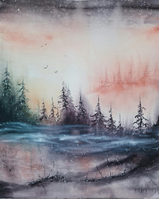 Before the Snow- 40x50 cm