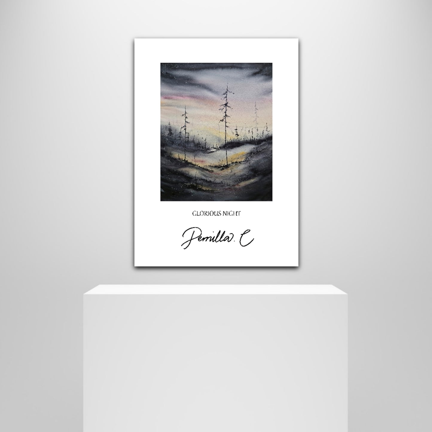 Poster- Glourious Night 50x70 cm