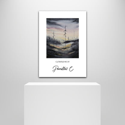 Poster- Glourious Night 50x70 cm