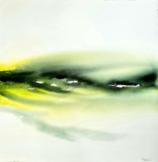 Golden field 57x57 cm
