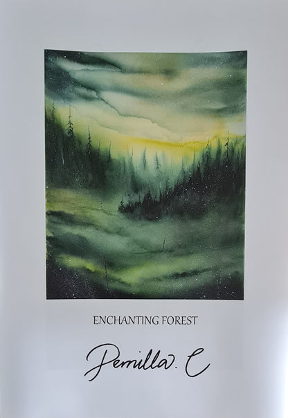 Poster- Enchanting Forest 50x70 cm