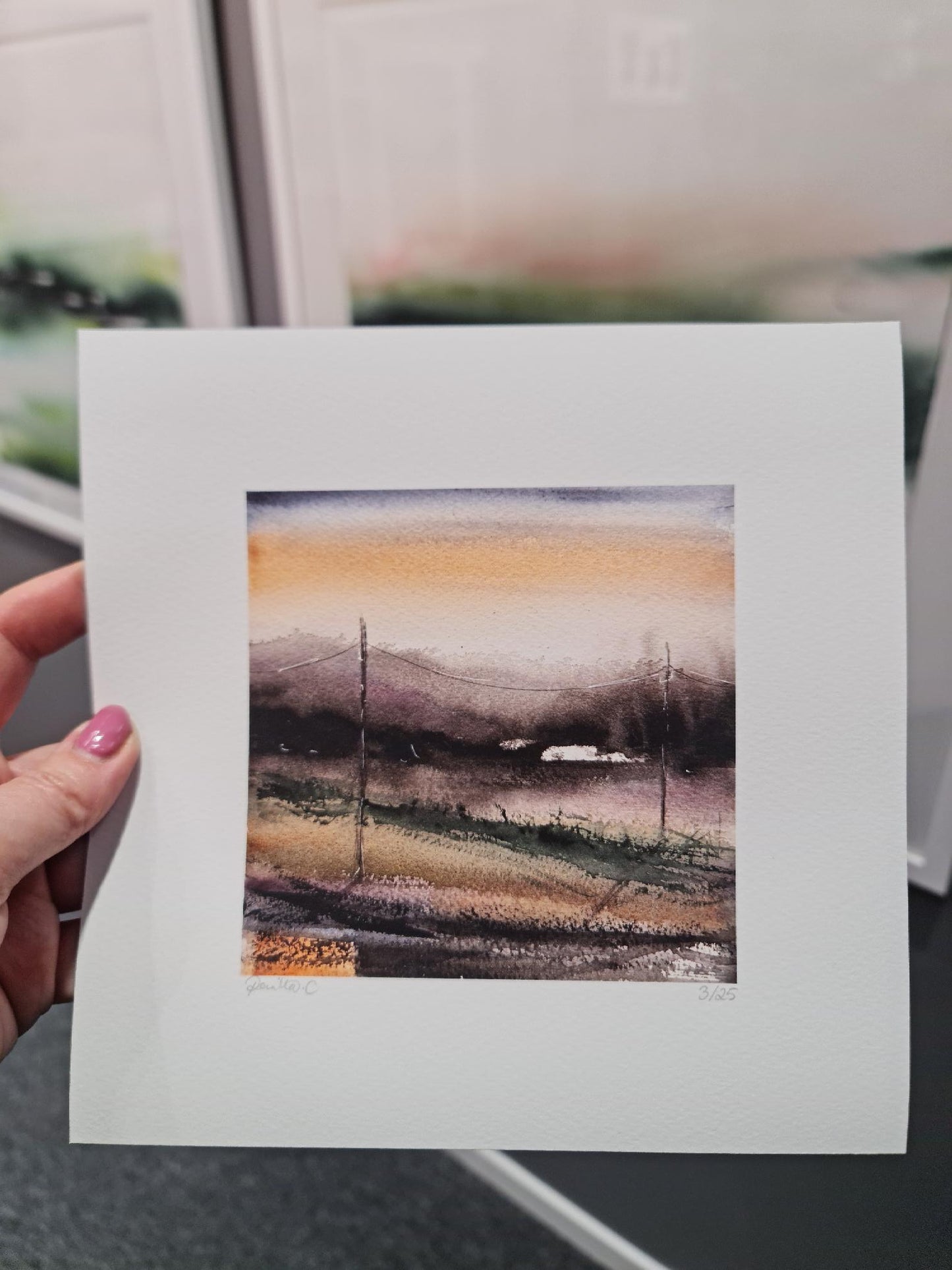 Fine art print "A Cozy Place" 15x15 cm