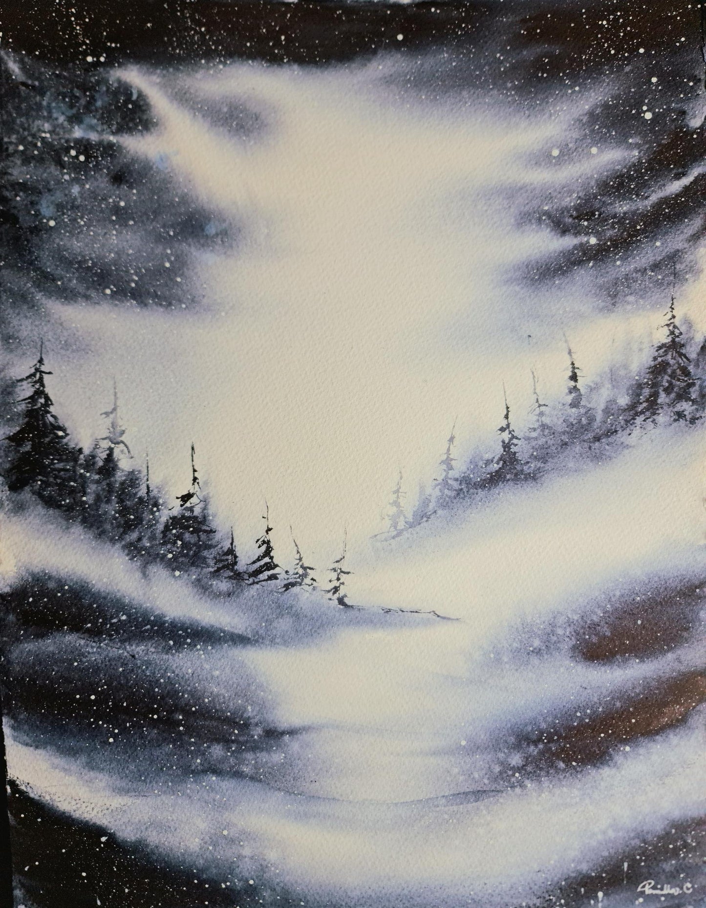 Winter fairy tale 30x40 cm