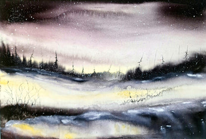 Journey through Pine Forest 38x56 cm