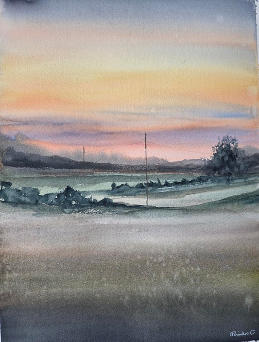 Afterglow 30x40 cm