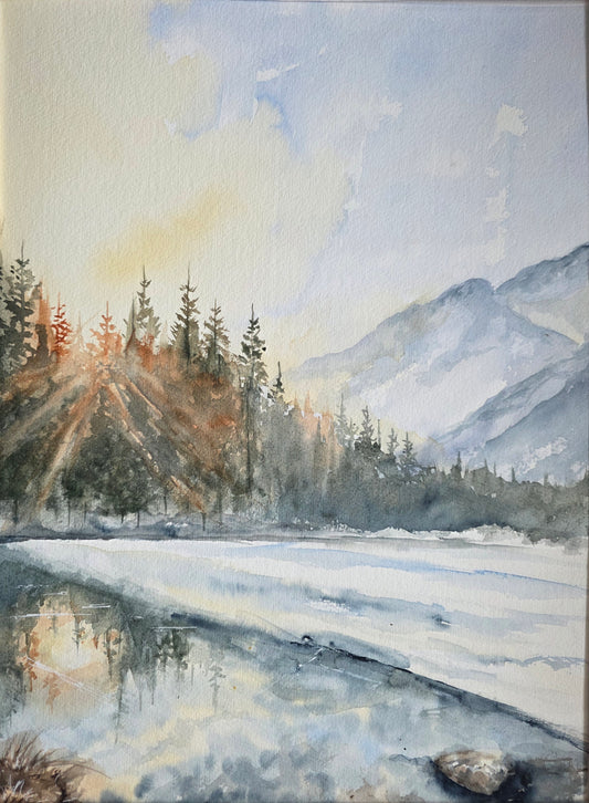 Waiting for the Light- 30x40 cm