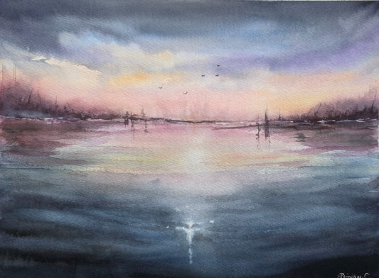 Where Light Find Stillness- 28x38 cm