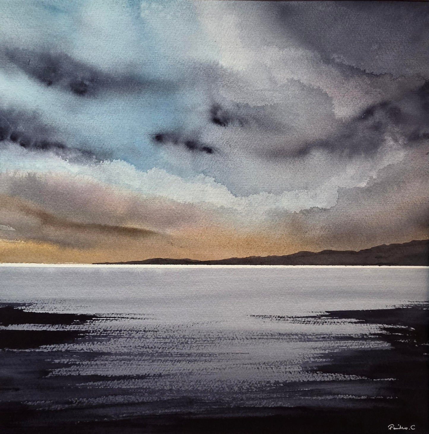 The Quiet Harbour - 30x30 cm