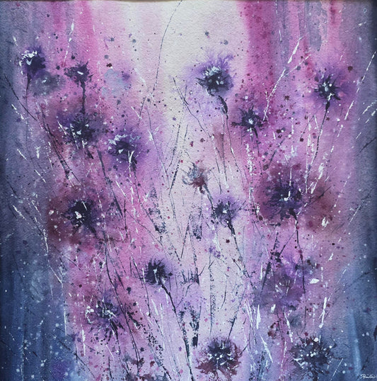 Sparkling Botanicals - 62x62 cm