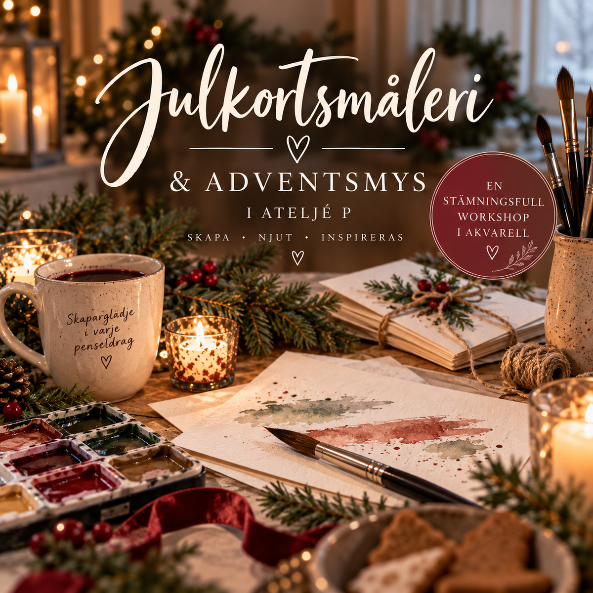 Julkortsmåleri 2 dec