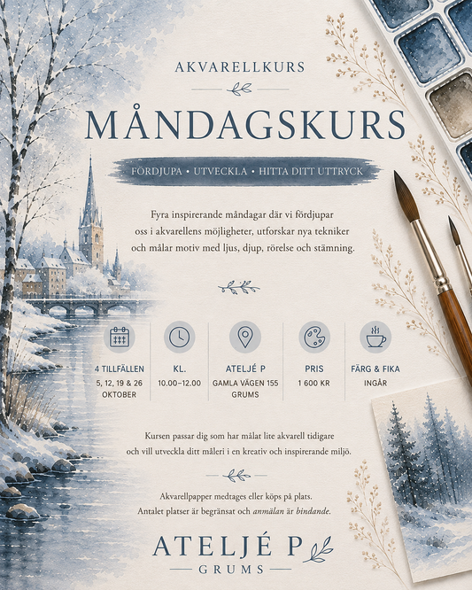 Måndagskurs dagtid Start 5 oktober