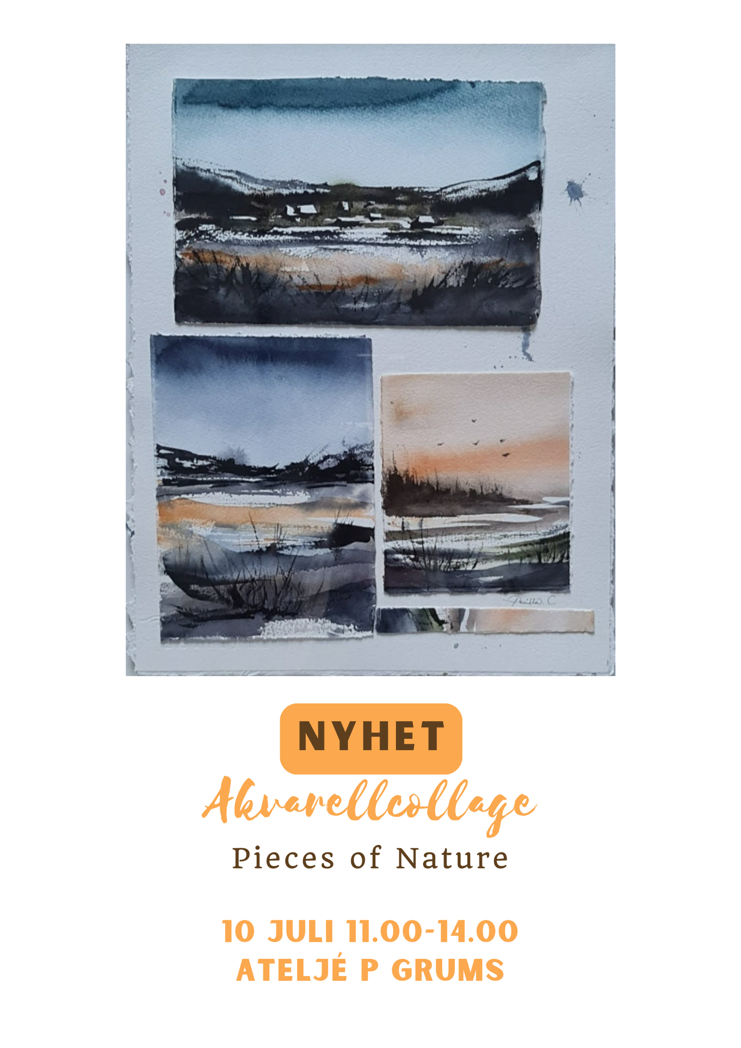 Workshop 10/7 - Collage- Pieces of Nature