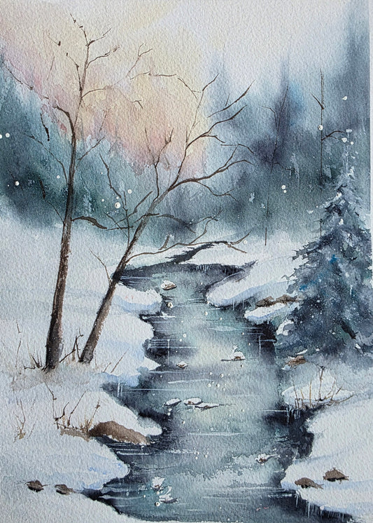 Northern Quiet- 20x28 cm