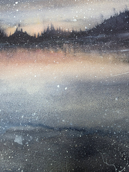 At the end of the year~ 30x40 cm