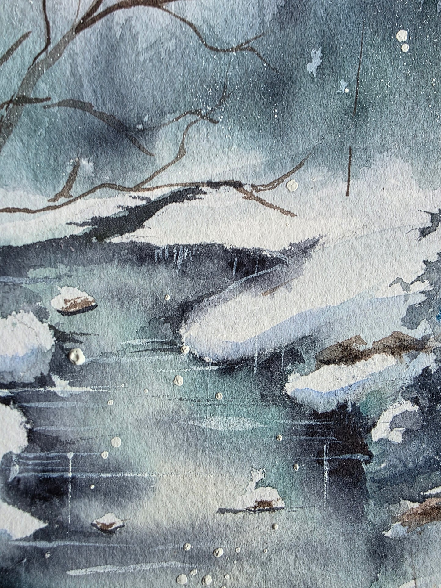 Northern Quiet- 20x28 cm