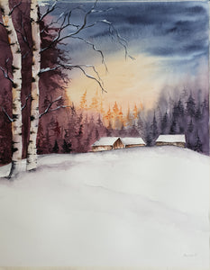 Fine Art Print "Frosty Fairytale" 33x48 cm