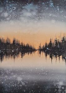 Fine Art Print "When light hits the dark" 12x17 cm